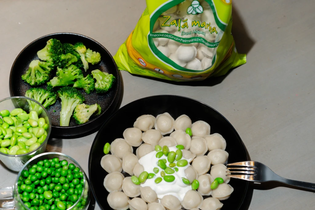 Vistas gaļas pelmeņi (Zaļā marka)