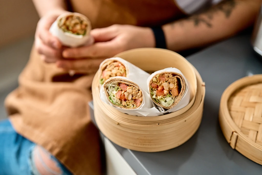 Tortiljas ar sojas pildījumu