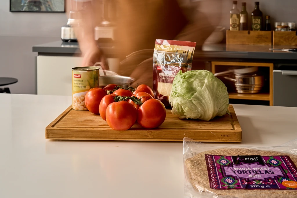 Tortiljas ar sojas pildījumu