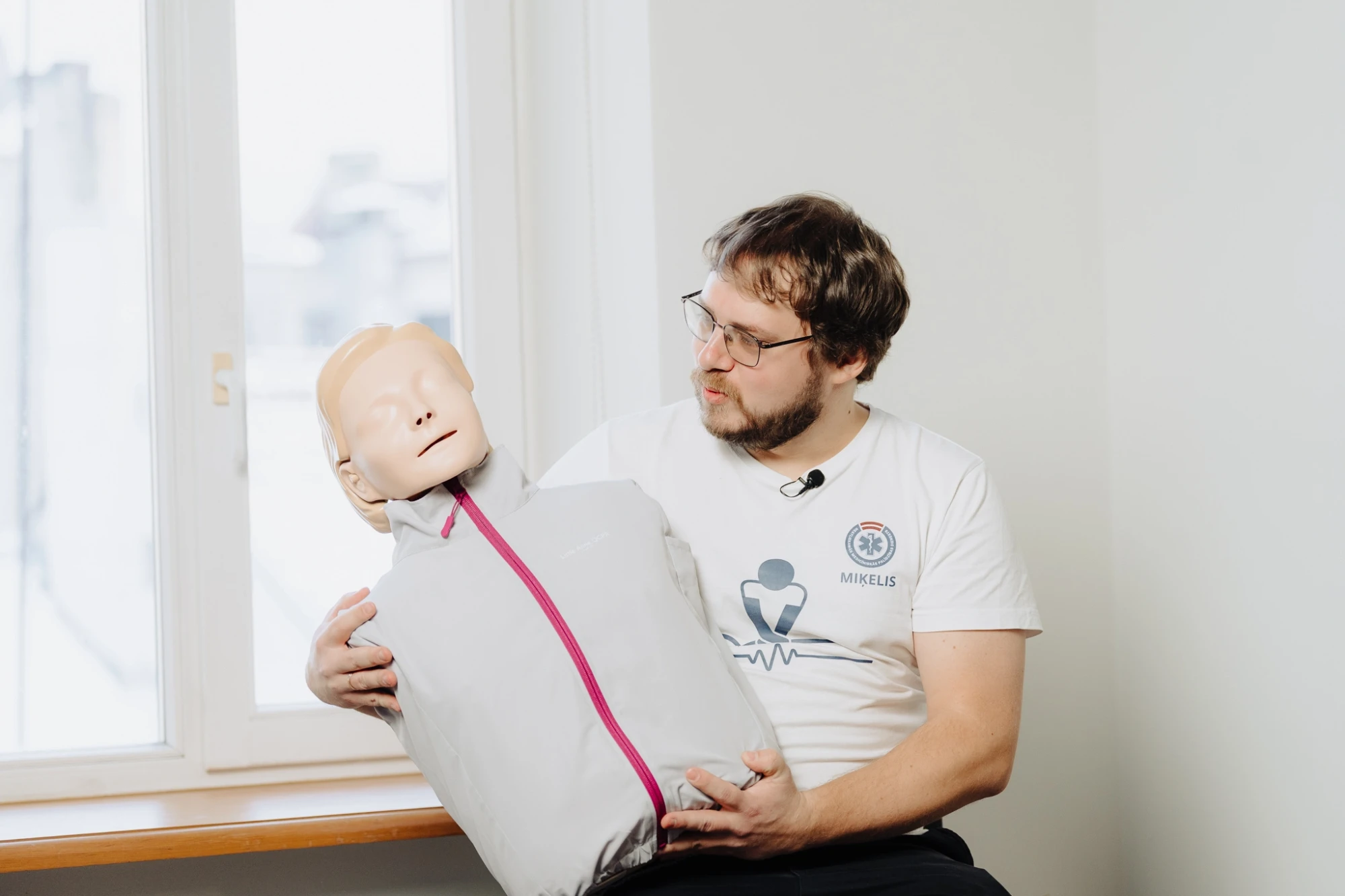 Miķelis Puķītis, NMPD Pirmās palīdzības apmācības sistēmas organizēšanas nodaļas galvenais speciālists.