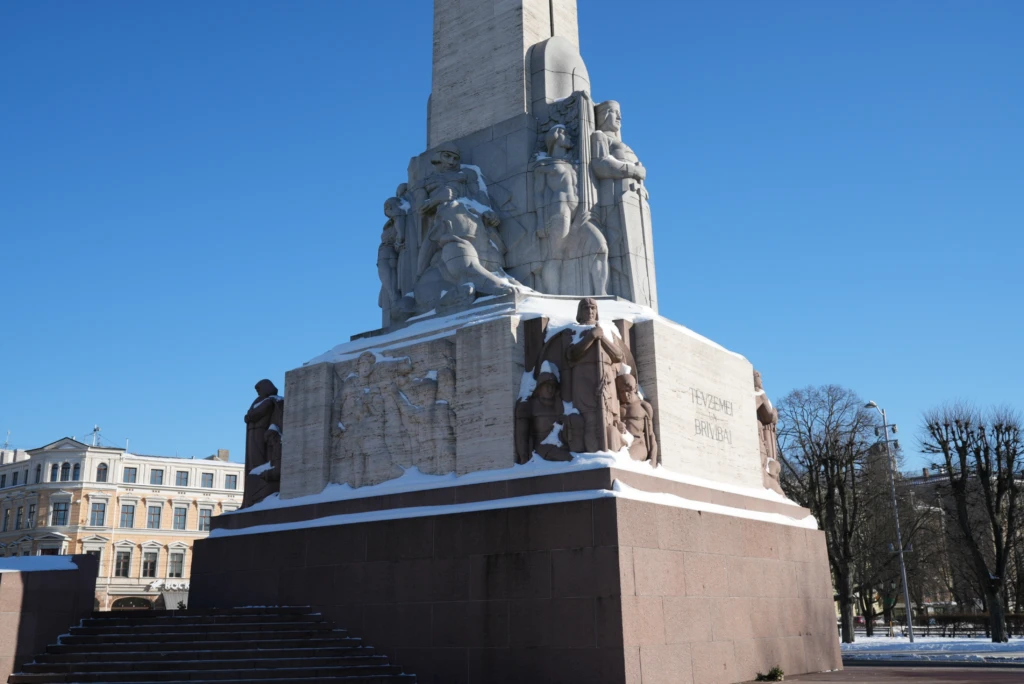 Brīvības piemineklis.