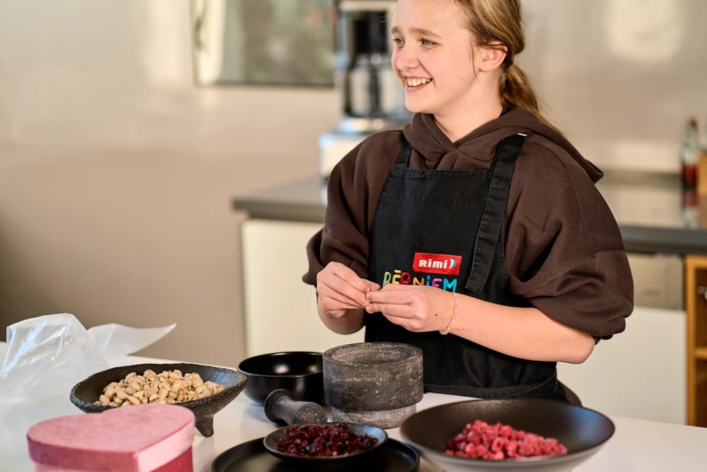 Šokolādes sirds Valentīndienā.