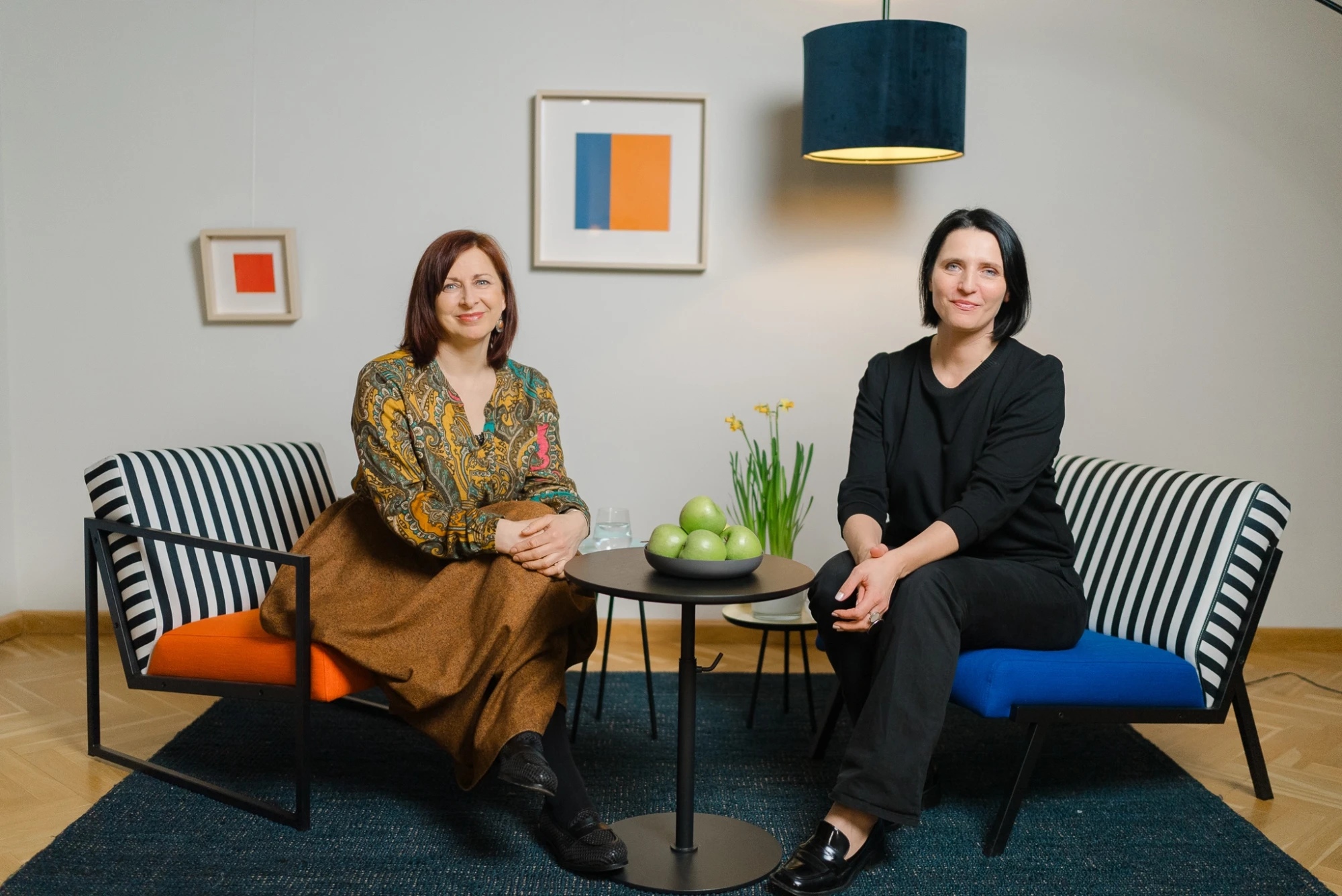 Zane Daudziņa un Inga Akmentiņa-Smildziņa.