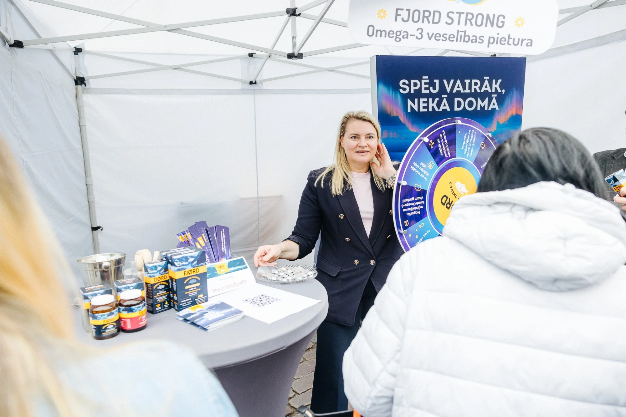FJORD OMEGA-3 veselības stends