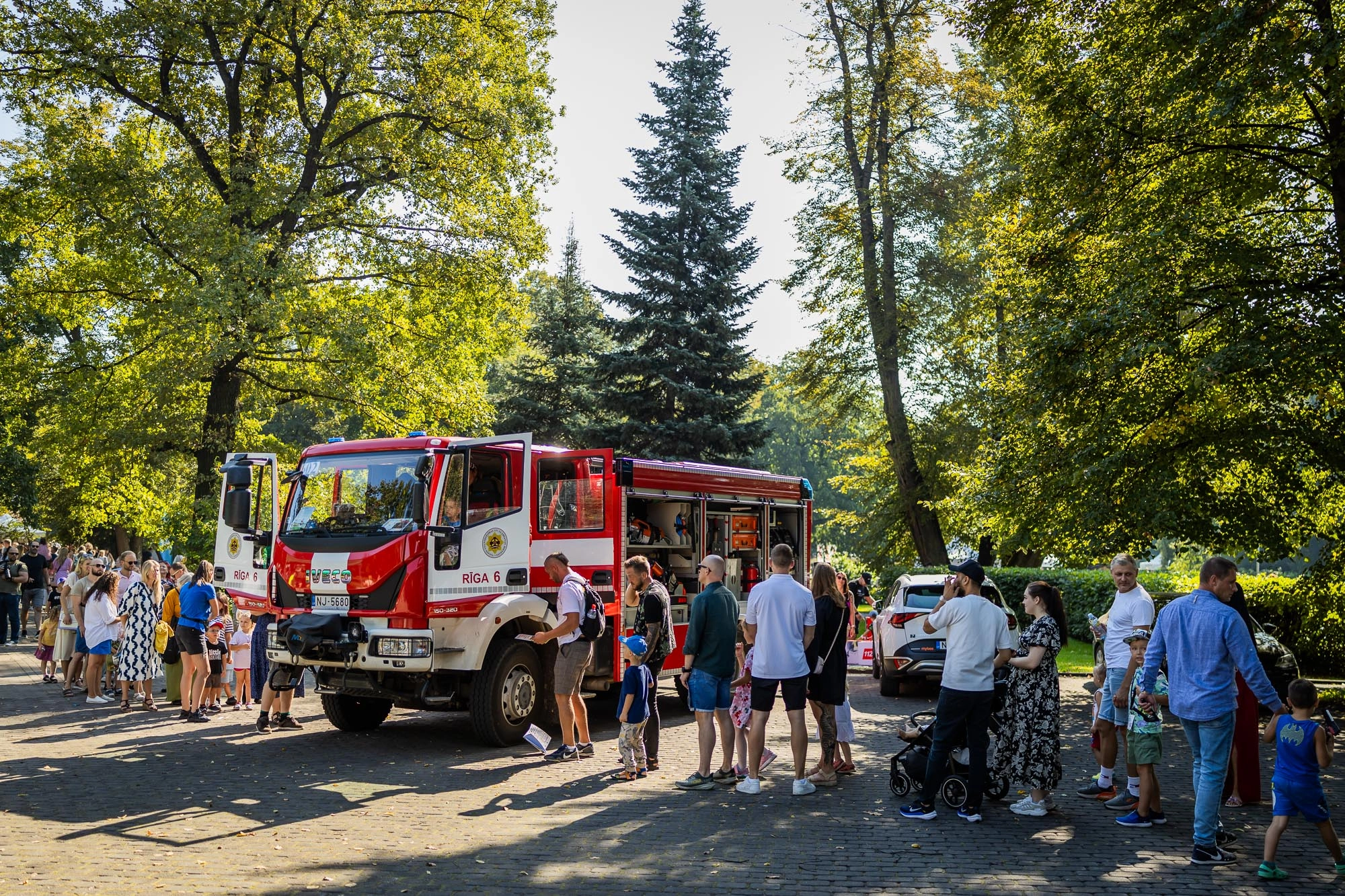 Tēva dienas festivals Vērmanes dārzā.